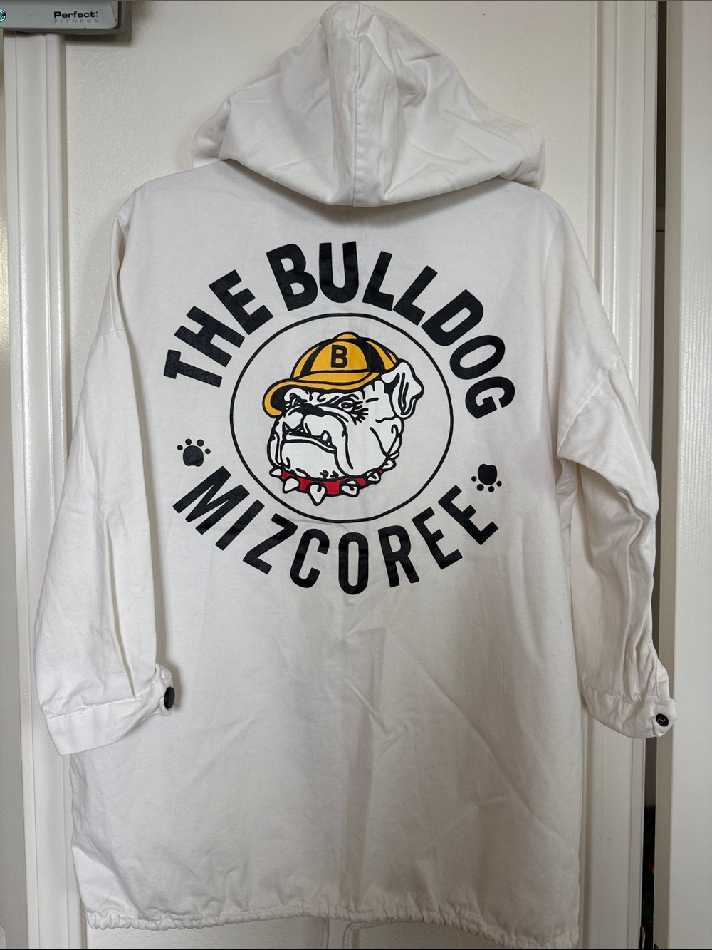One size 100% cotton hooded jacket